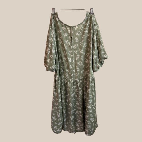 Oversized Floral Bohme Dress - Picture 2 of 4